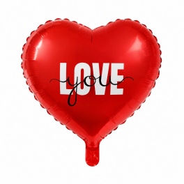 בלון מיילר לב LOVE אדום